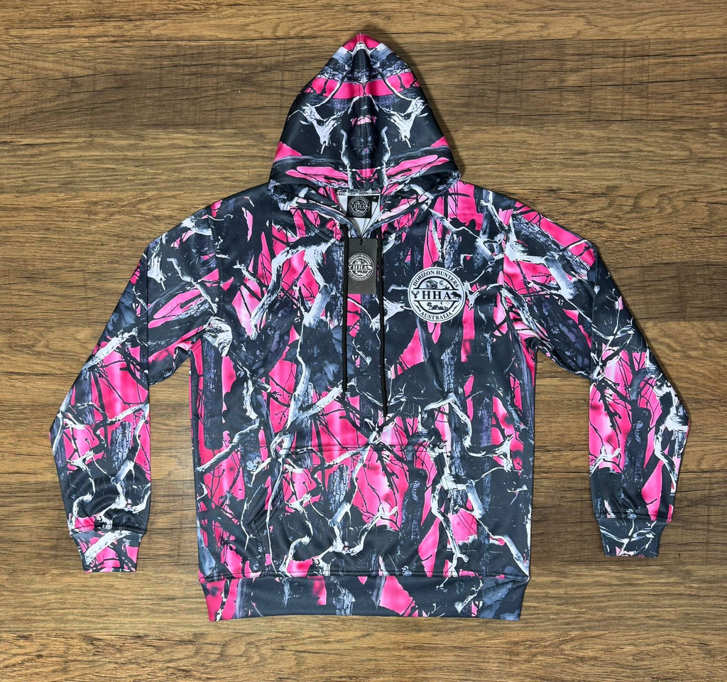 KIDS Hot Pink Camo hoodie