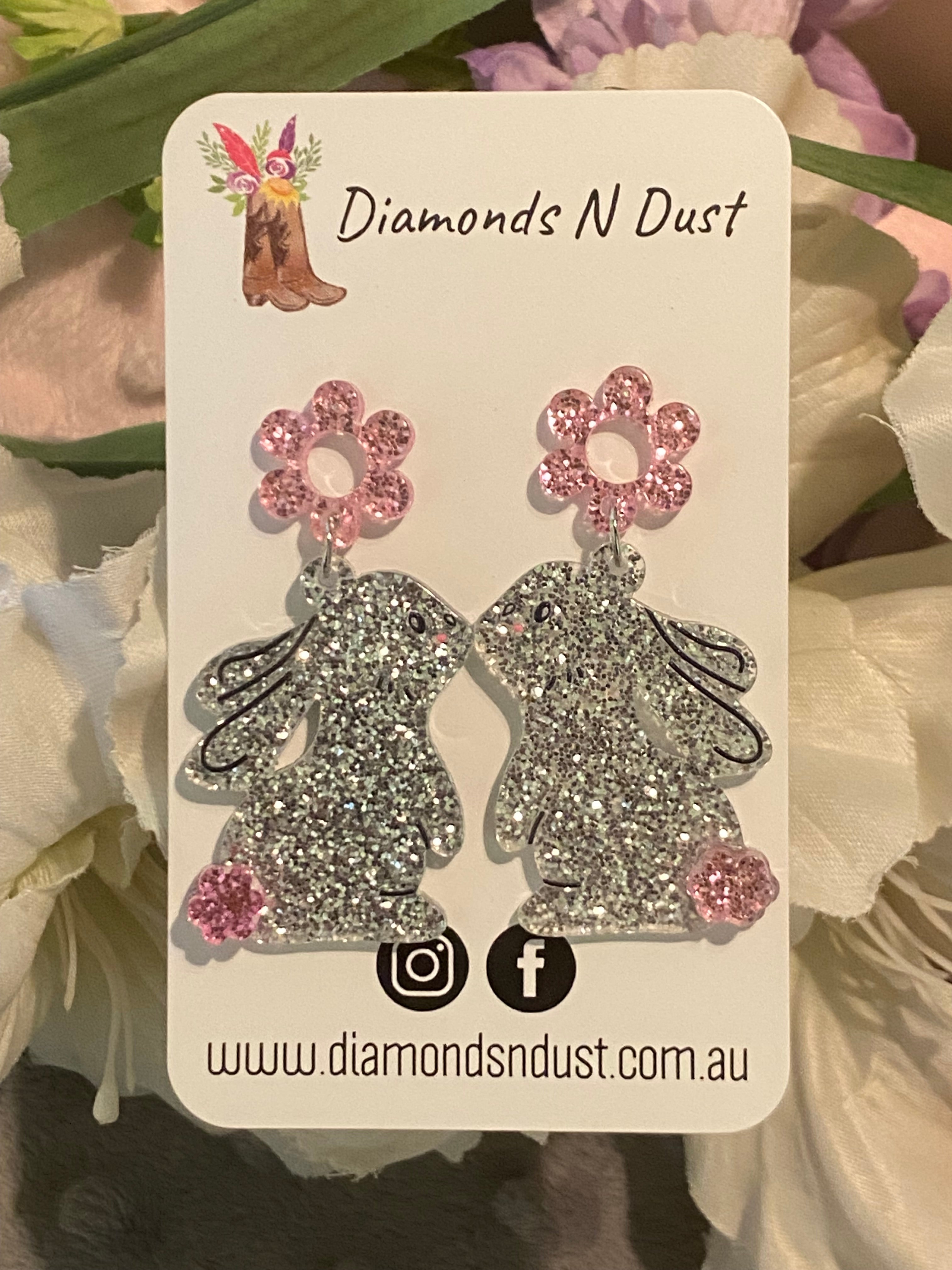 Dangle Earrings - Bunny / Easter - 2 design options