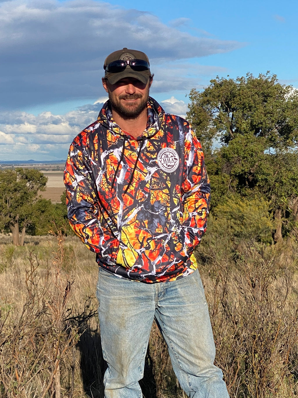 Orange Camo hoodie