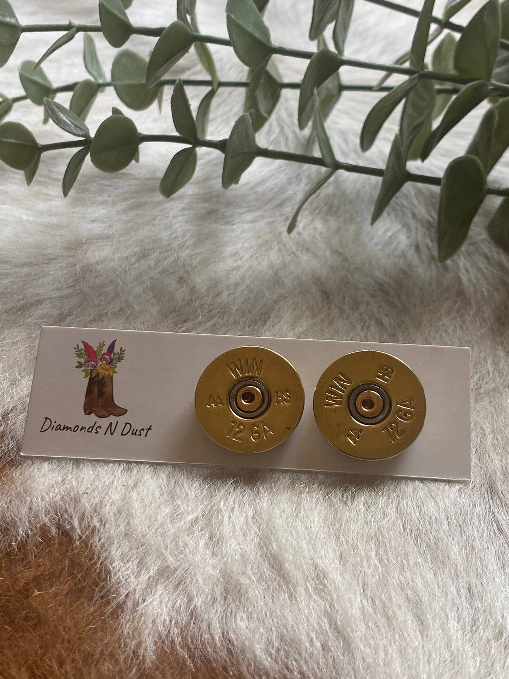 Stud Earrings - 12 Gauge Shotgun shell