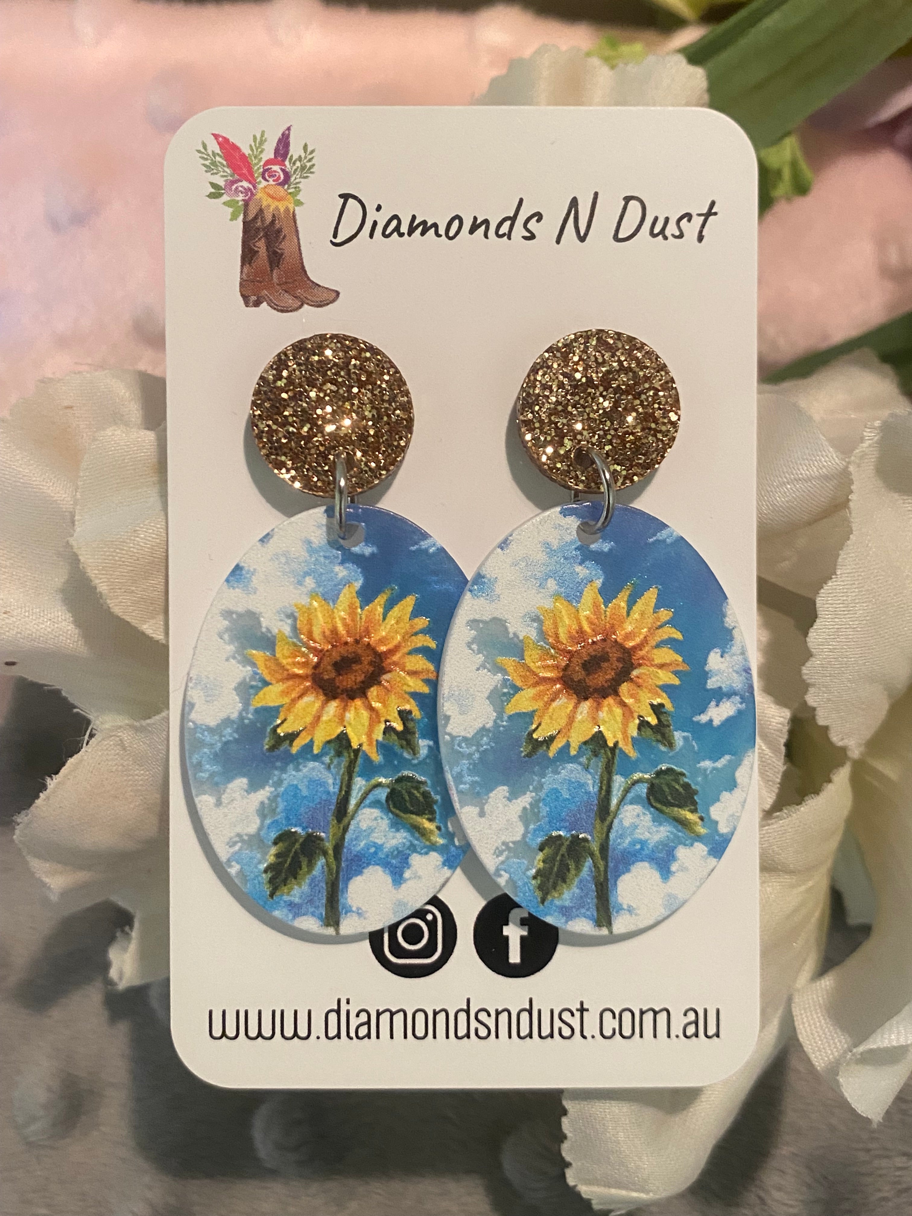 Dangle Earrings - Floral - 4 design options