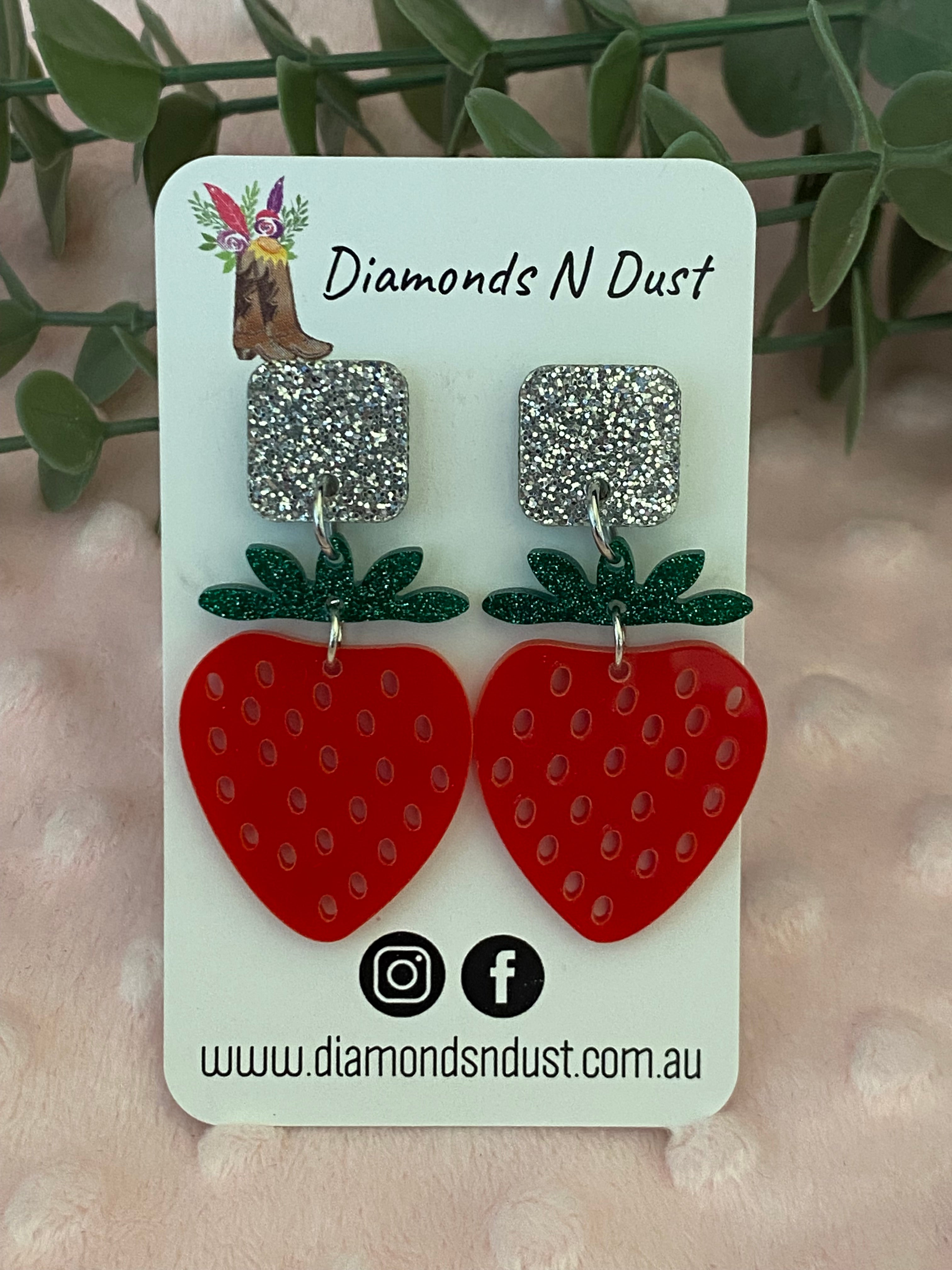 Strawberry Dangle earrings