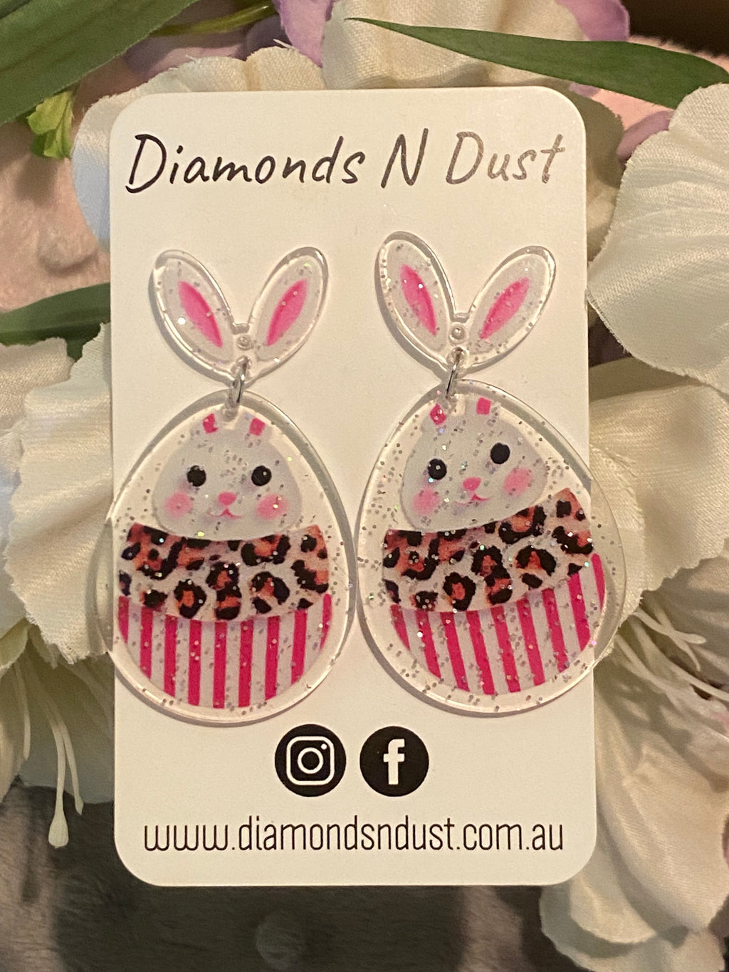 Dangle Earrings - Bunny / Easter - 2 design options