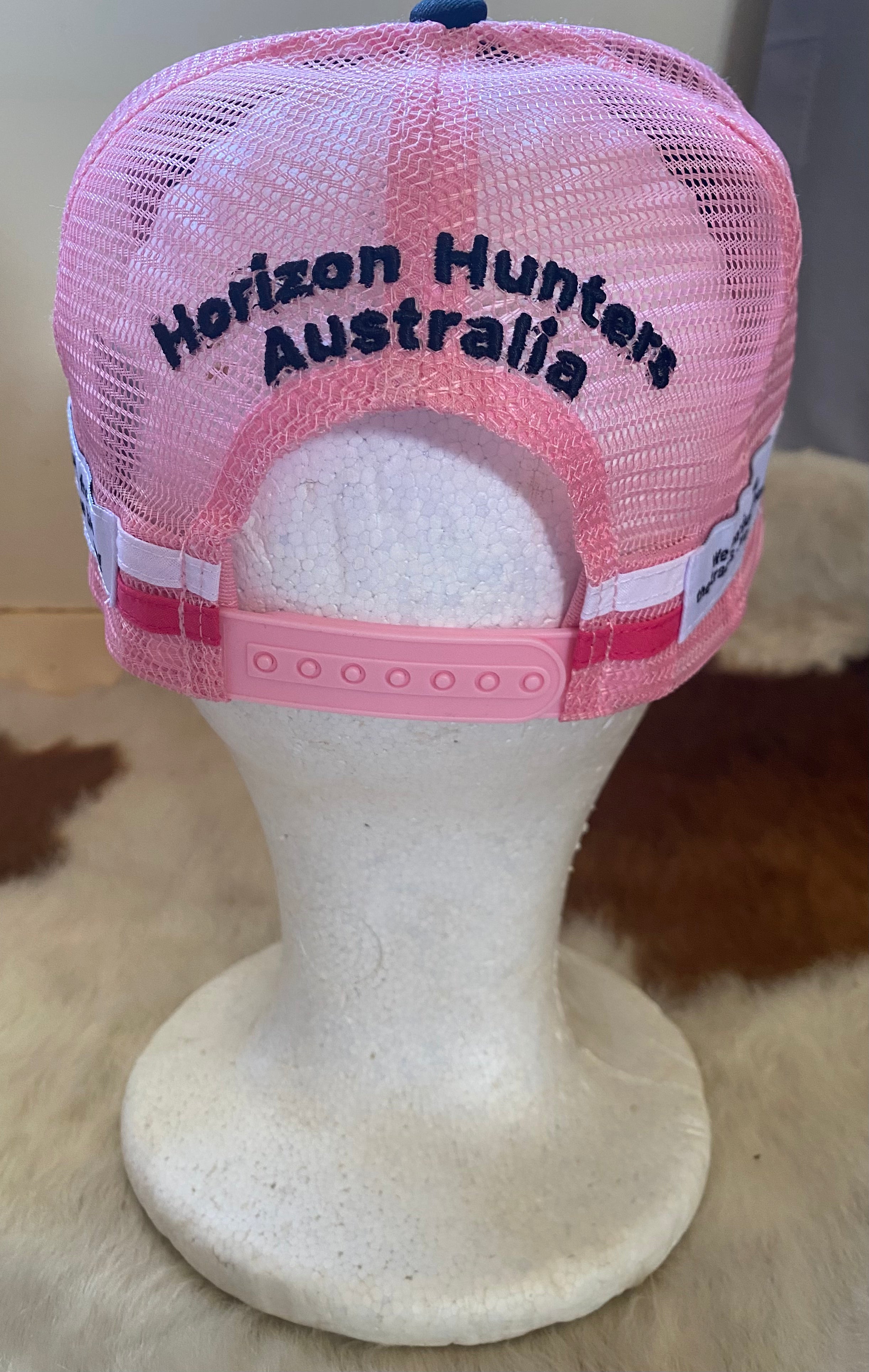 Pink & Black Sunset graphic Trucker Cap