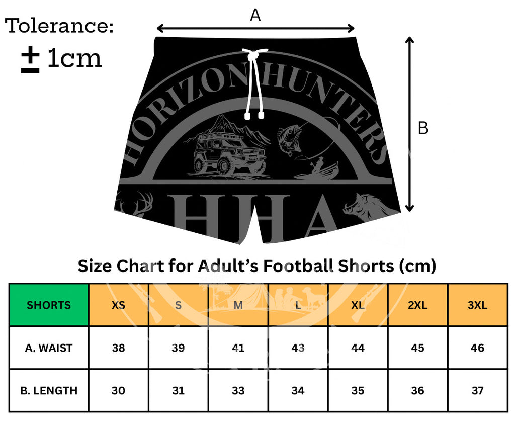 Footy Shorts - Pink Gingham - Zip Pockets - wrap around design